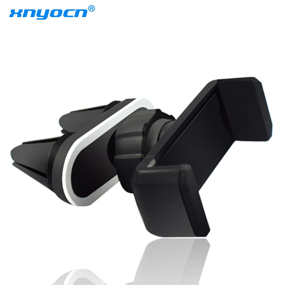

Universal Car Phone Holder Air Vent Holder Double Mount Clips 360 Rotation GPS Holder Stand Cradle for Samsung iphone lg xiaomi