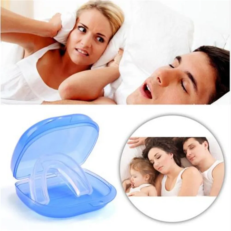 Silicone Stop Snoring Mouthpiece Anti Snore Apnea Cure No Snore
