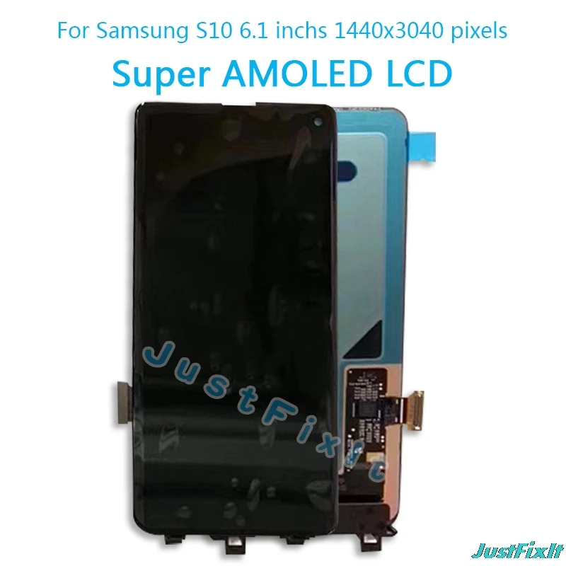 Для samsung Galaxy S10 SM-G9730 G973F ЖК-дисплей сенсорный экран дигитайзер Super Amoeld S10 Plus G9750 ЖК-дисплей