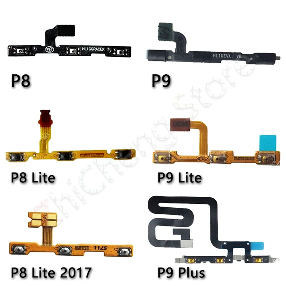 Кнопки питания/громкости включения выключения ключа питания гибкий кабель для huawei P8 P9 P10 P20 Lite Plus Pro