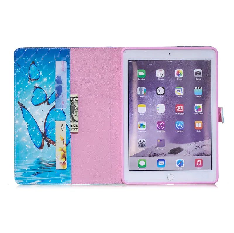 Wekays для Coque Apple Ipad Air 2 Ipad 6 мультяшная Панда 3D кожаный чехол для Ipad Air 2 Ipad6 чехол для Ipad Air2 Shell