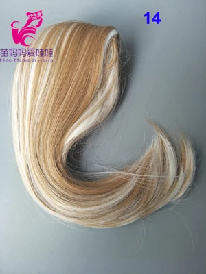 25-28 см окружность головы волосы куклы для русской ручной работы куклы фабрика repare волосы для 18 дюймов куклы