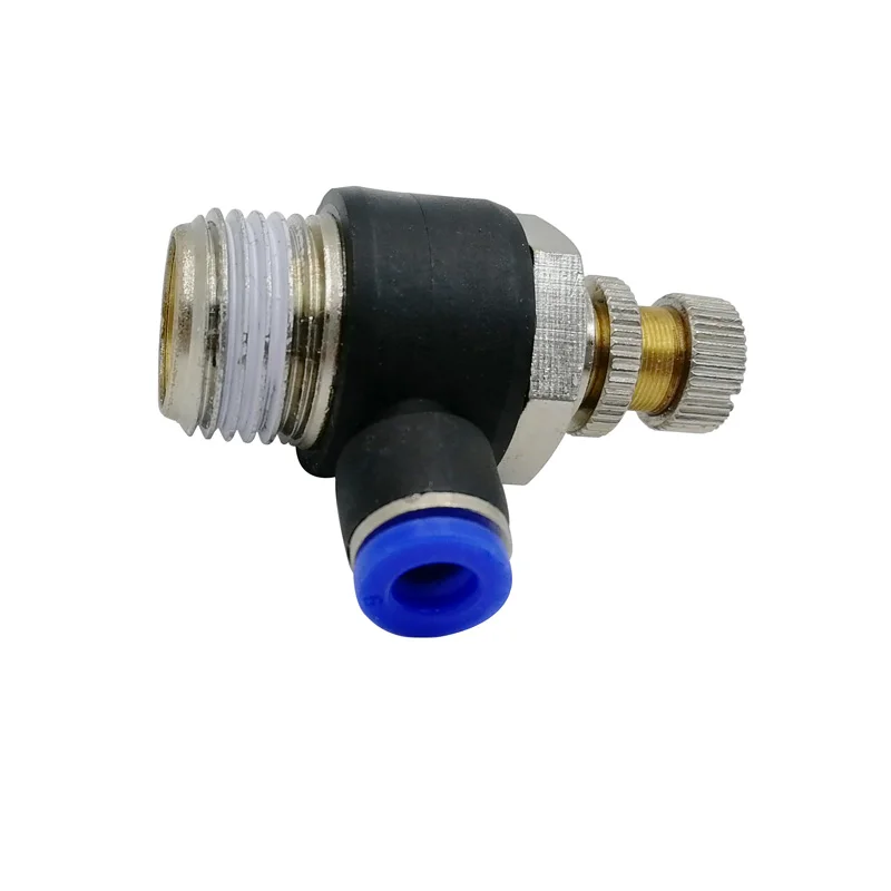 Pneumatic Air flow Regulator throttle valve SL6 04 Speed Control Valve