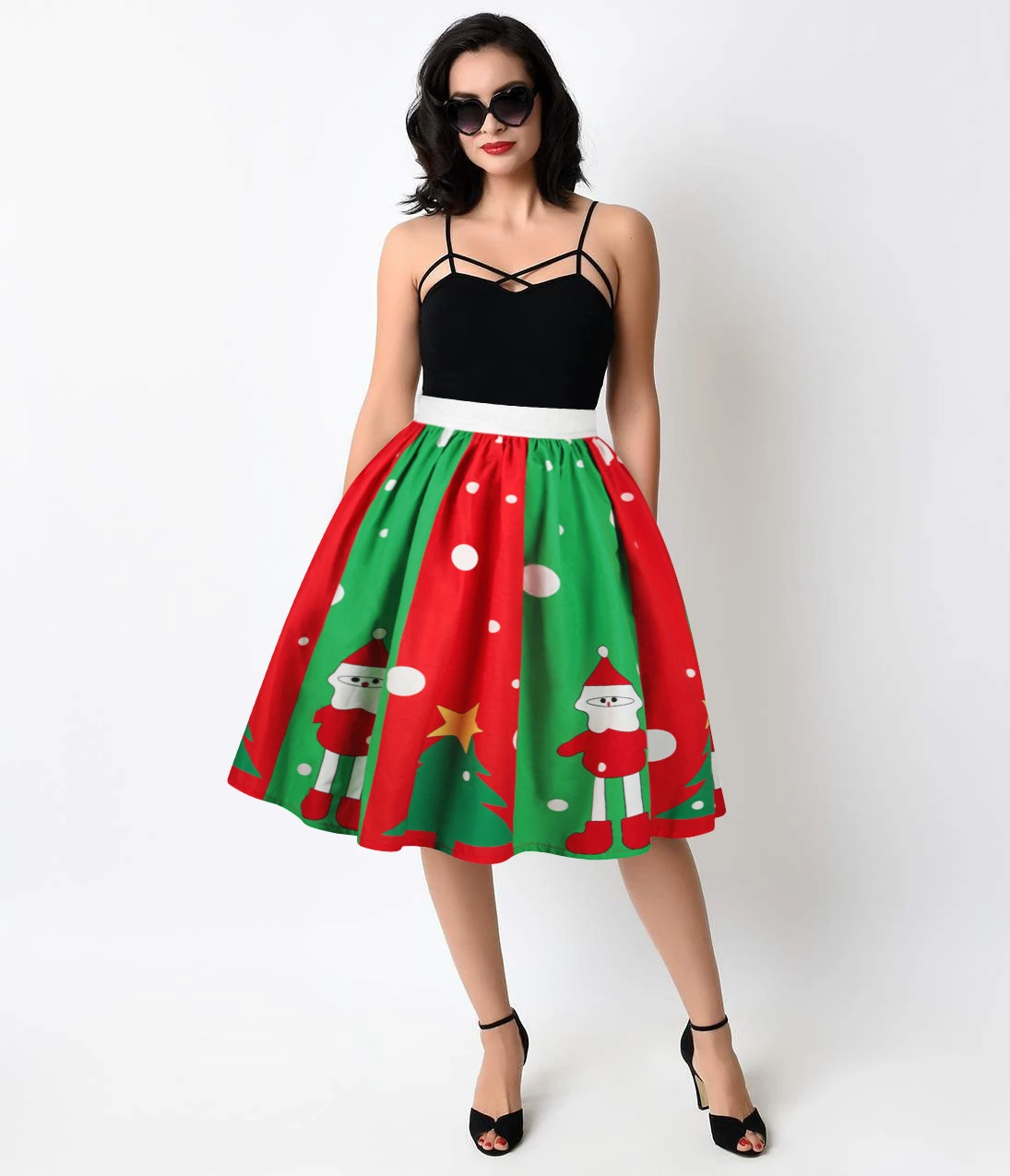Christmas skirts for ladies Clearance