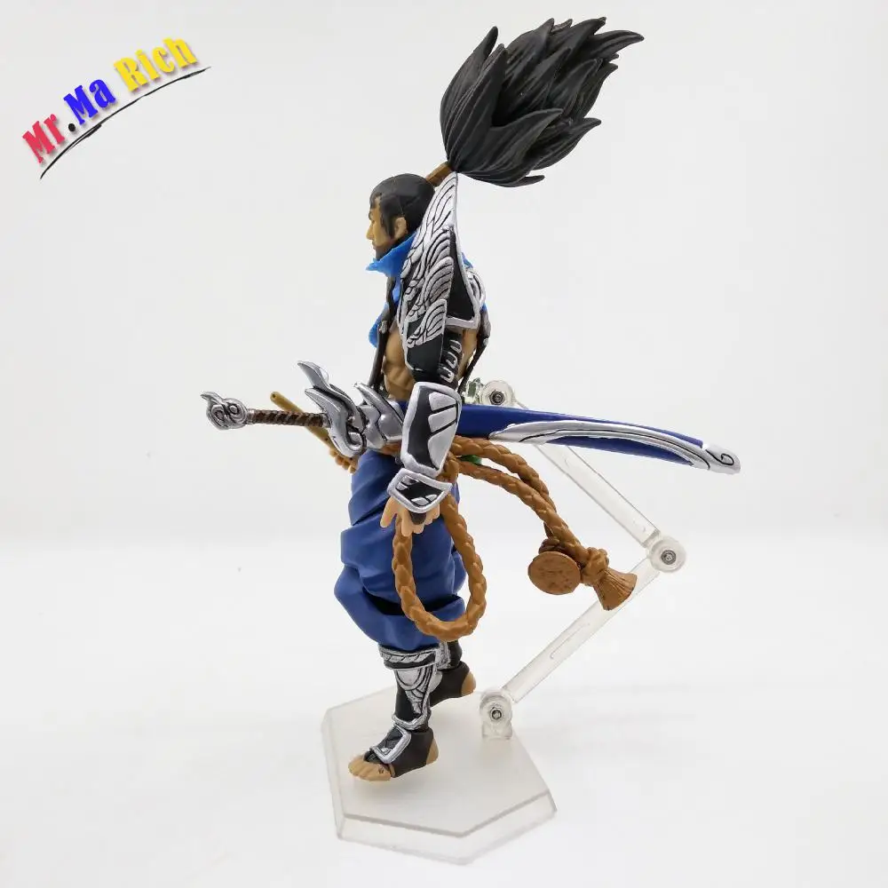 Аниме игра Yasuo ПВХ фигурка Коллекционная модель кукла игрушка 16 см Figma|pvc action