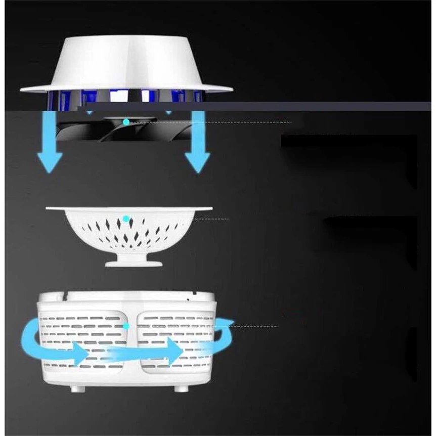 USB Электронные комаров убийца лампы Ловушка комаров насекомых летать убийца светодиодный лампы Отпугиватель для дома Спальня Кухня УФ-ночник
