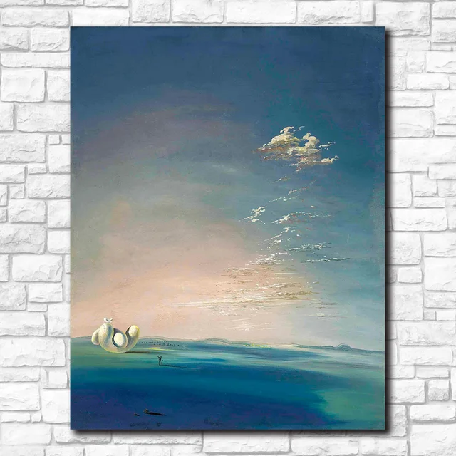 Salvador dali yang i yin empordane Canvas Painting For Living Room Home Decoration Oil Painting On Canvas Wall Painting No Frame 3