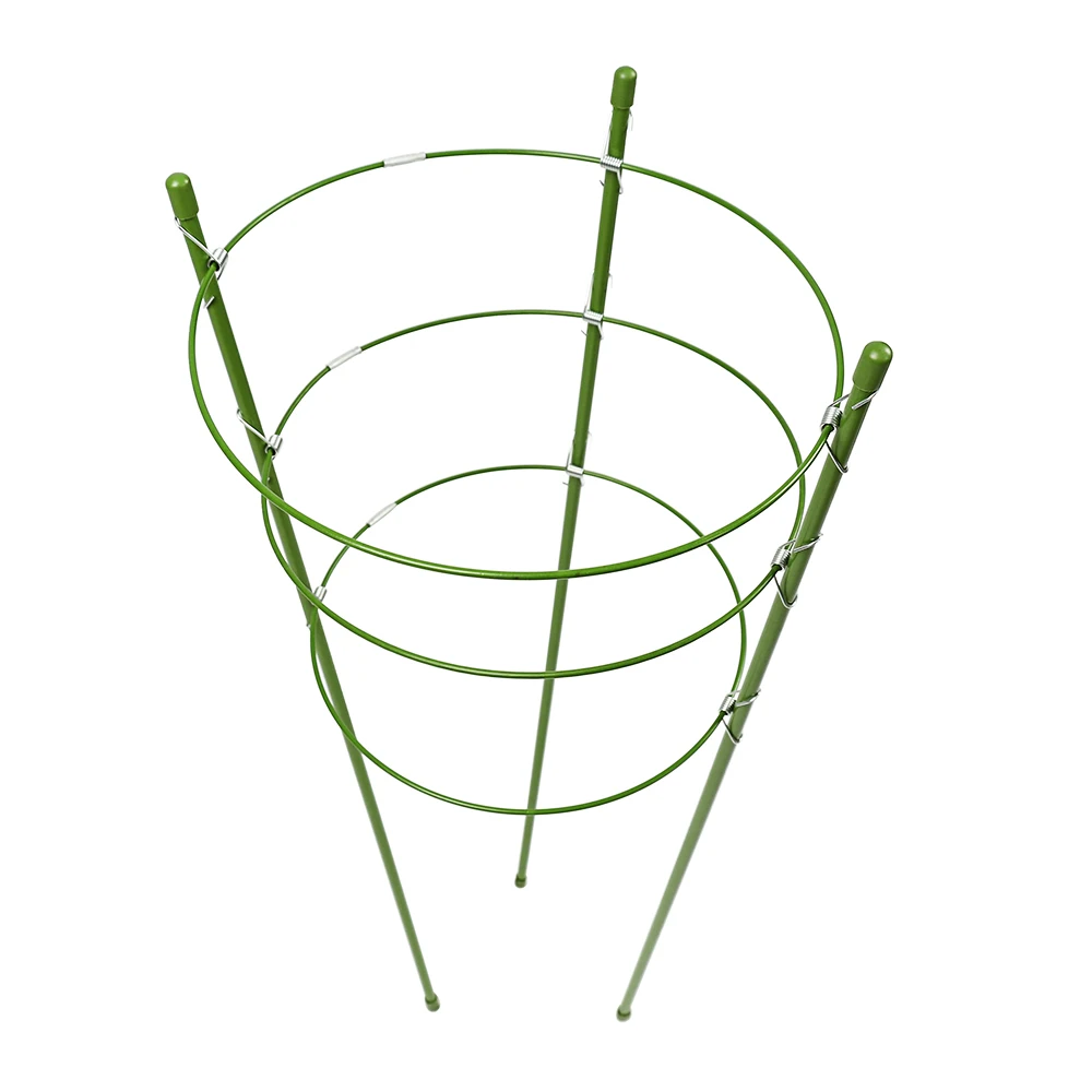 

1 Set 60cm Garden Plant Support Climbing Plants Conical Trellis Supporter Frame Vines Plants Support Pot Stand Rack