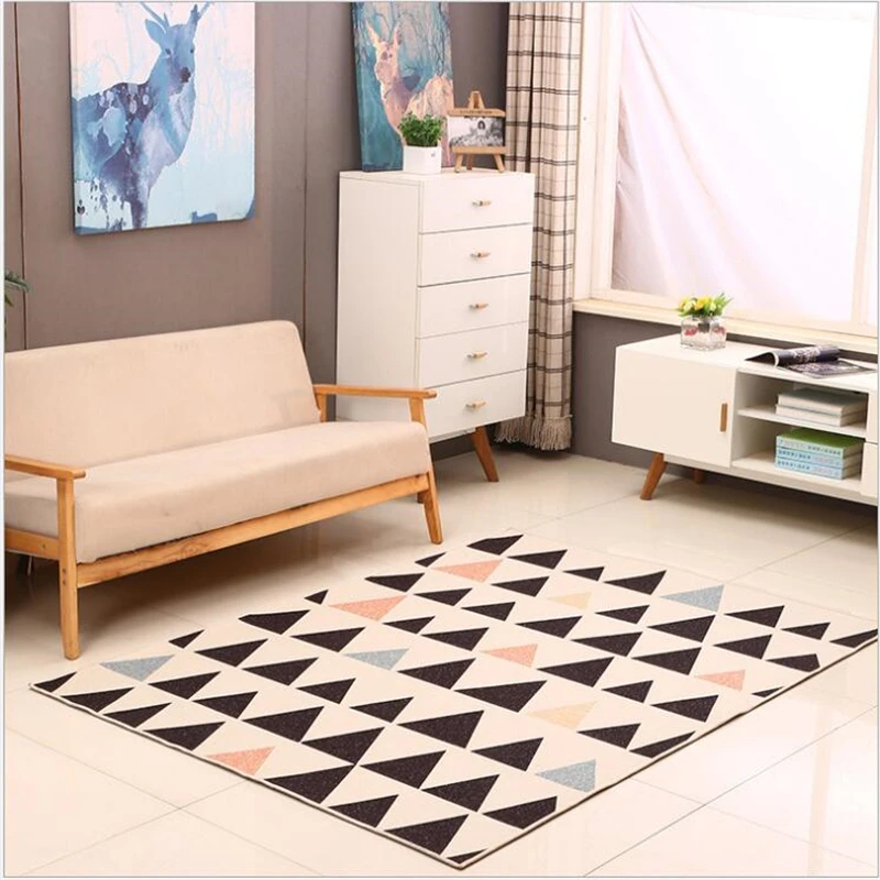 AOVOLL Скандинавский современный минималистский геометрический ковер для коврики для гостиной для коврики на пол для спальни домашнее украшение большие коврики