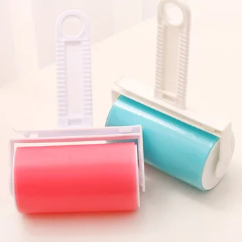 

Reusable Washable Lint Roller Sticky Silicone Dust Pet Hair Remover Cleaning Brush with Cover for Pet Cloth Furniture