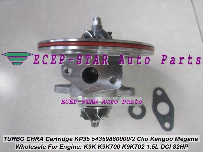 Турбо картридж CHRA KP35 54359700000 54359700002 Турбокомпрессор Для NISSAN Almera для Renault Clio Kangoo Megane