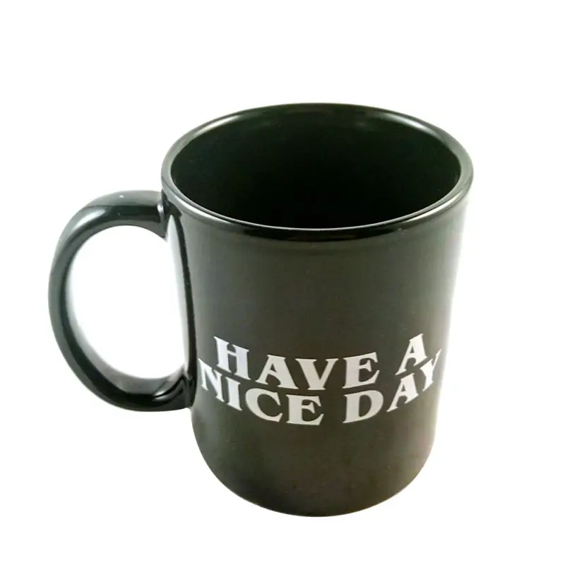 Have A Nice Day Coffee Mug Middle Finger Funny Cup for Coffee Milk