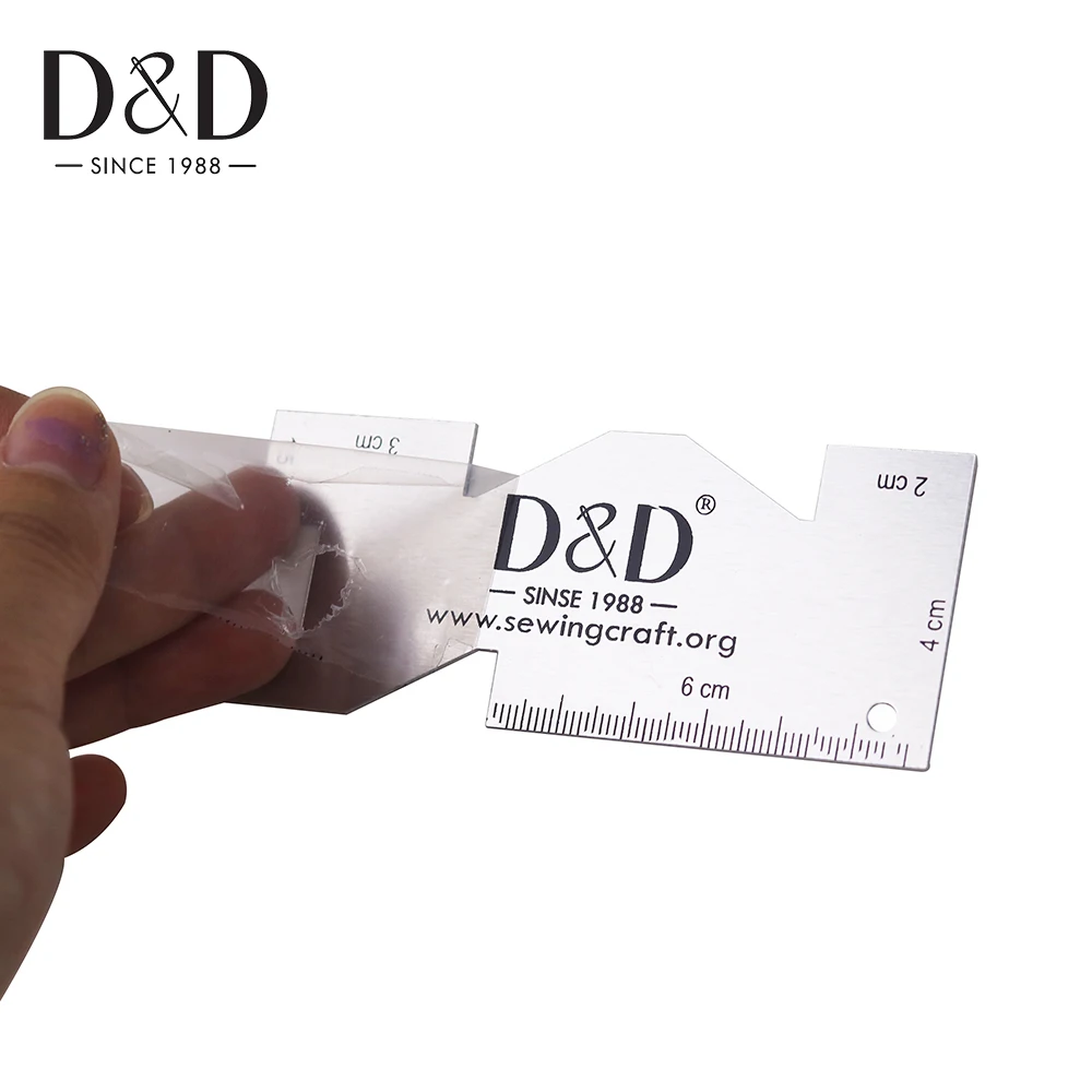 D&D высокого качества металлические швейные измерительные линейки для квилтинга для швейных аксессуаров