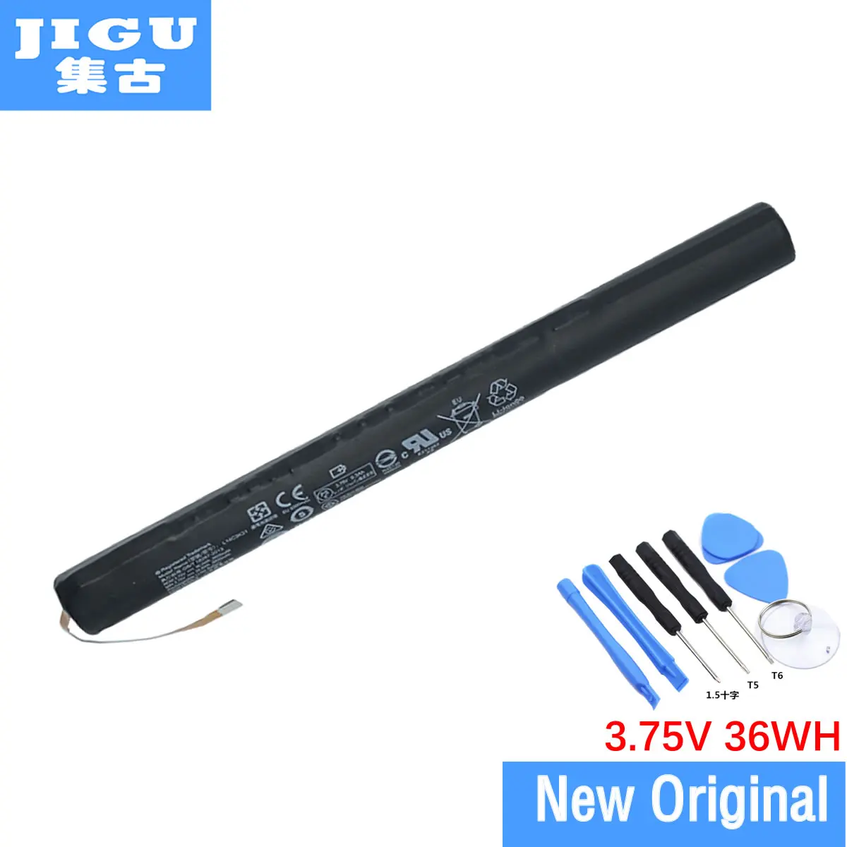 Оригинальный аккумулятор JIGU L14C3K31 для Lenovo YOGA Tablet 2 YT2 1050F L14d3k31 Batteria 3 75 V 9600mah|lenovo yoga