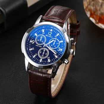 

2017 Women's Men Casual Quartz Leather Band Newv Strap Watch Analog Wrist Watch Y717