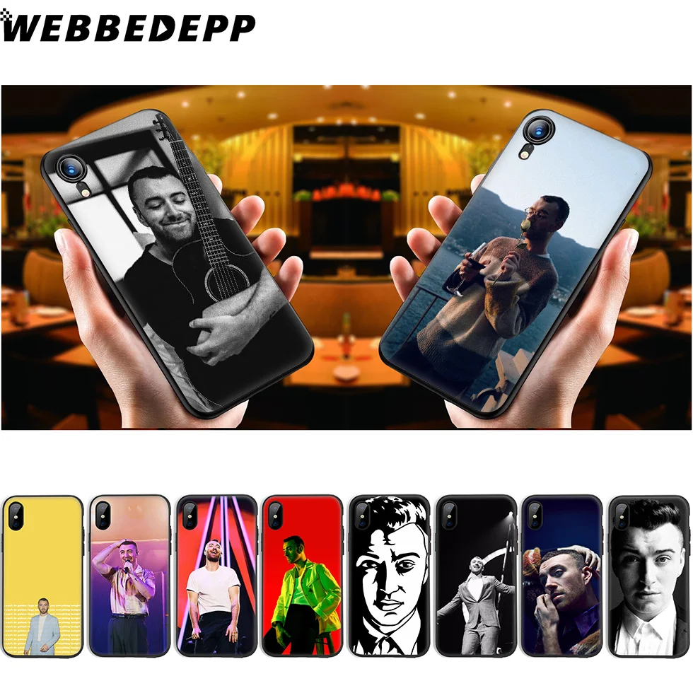 Мягкий силиконовый чехол WEBBEDEPP Sam Smith Singer для iPhone 11 Pro Xr Xs Max X или 10 8 7 6 6S Plus 5 5S SE Case |