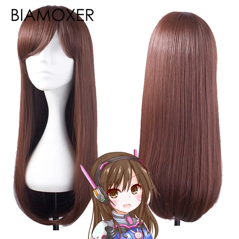 Парик Biamoxer для косплея по мотивам игры OW DVA волшебный женский парик