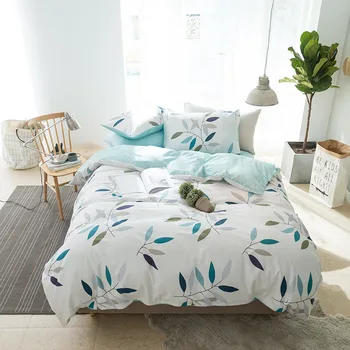 

Korea style Digital print Bedding Set Quilt Cover Design Bed Set Bohemian a Mini Van Bedclothes 4pcs BE1237