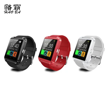 

U8 Wristwatch Bluetooth Smart Watch Message Notification Smartwatches for Android Smartphone IOS Watches Pedometer Remote Camera