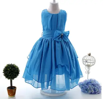 

Children's performance princess dress girls sleeveless chiffon dancing dress Family Matching Outfits R500