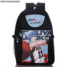 Аниме Kuroko No Basket ноутбук черный рюкзак/двойной плечо/Школа/дорожная Сумка для подростков или любителей анимаций