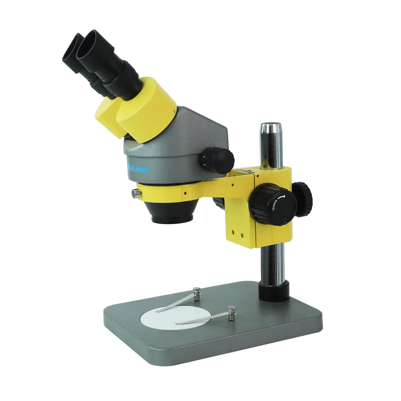 

Profesional binocular focusing microscope binocular Zoom Stereo Microscope,WF10X Eyepiece,0.7X/4.5X Zoom Range 7X/45X With LED