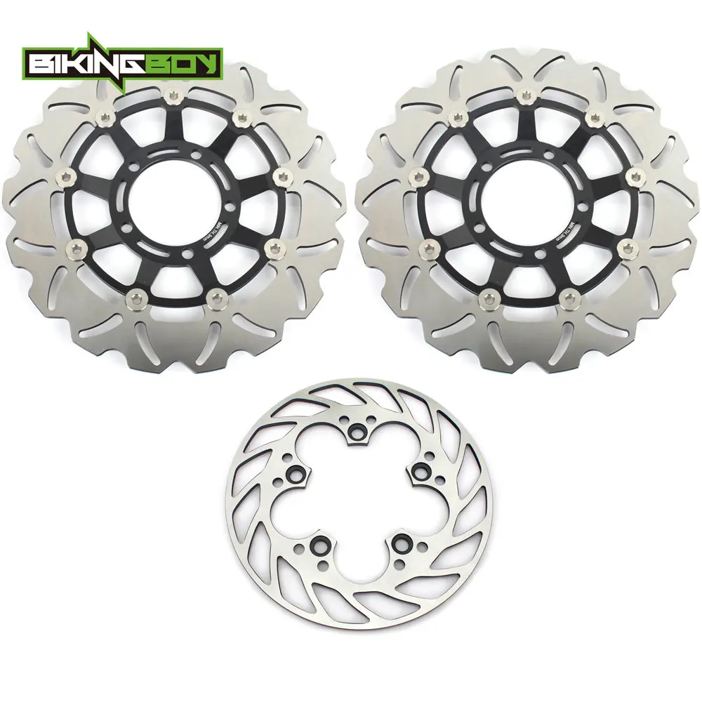 BIKINGBOY DAYTONA 675 06-16 15 14 13 10 улица тройной 675/R 2008-2012 DAYTONA 675 R 11 12 Передние Задние тормозные диски роторы диски