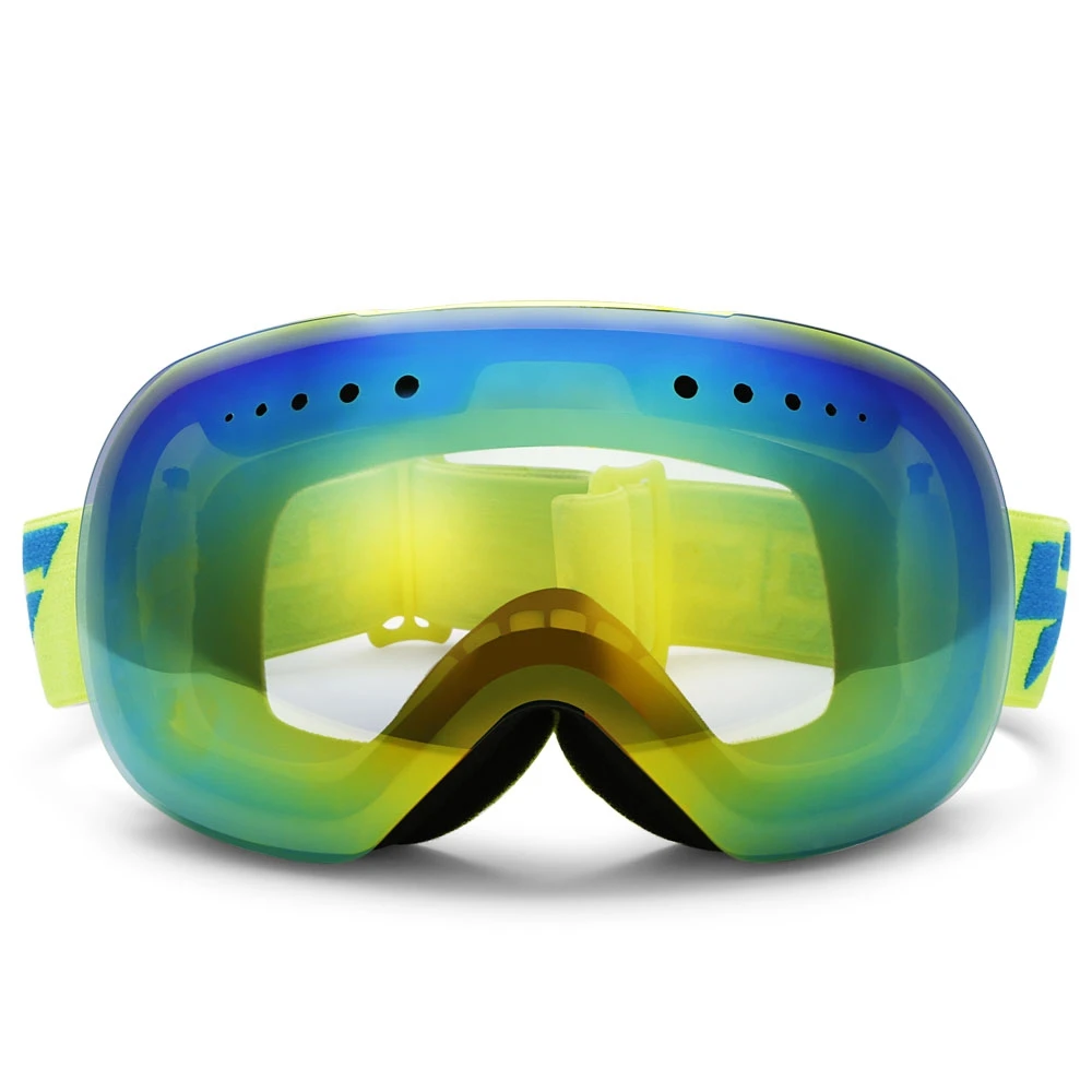 High Quality Spherical Ski Goggles Snowboard Glasses UV Protection Lens