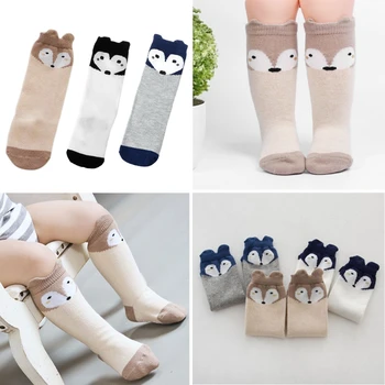 

2018 Cute Baby Toddler Girl's Boy's Soft Warmer Knee Long High Socks New Baby Kids Child Gifts