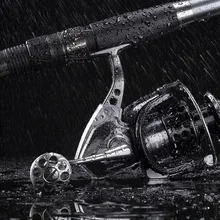 Metal Spinning wheel type Fishing Reel 15+3BB Bearing Speed Ratio 4.9:1/5.5:1 Exclusive Fishing Line Winder for Rock Ice Fishing