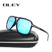OLEY, винтажные негабаритные солнцезащитные очки, мужские, фирменный дизайн, wo, мужские, поляризационные, солнцезащитные очки для мужчин, большие очки