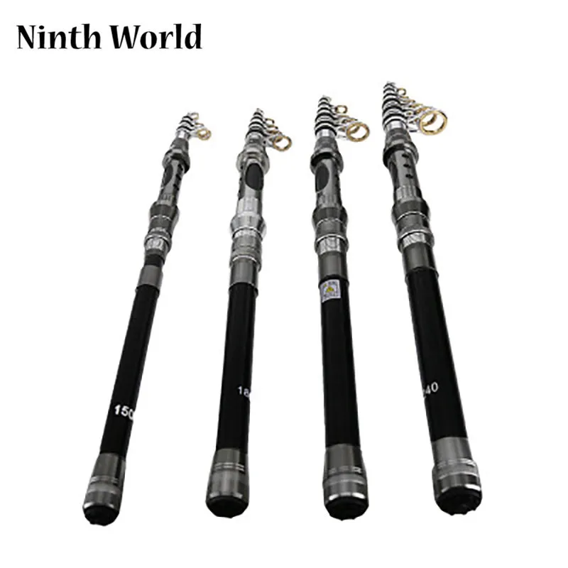 

Carbon Short Mini Shrinkable Fishing Rod 1.5M/1.8M/2.1M/2.4M Telescopic Rod Wear-Resistant Smooth And Not Hurt The Line Fishing