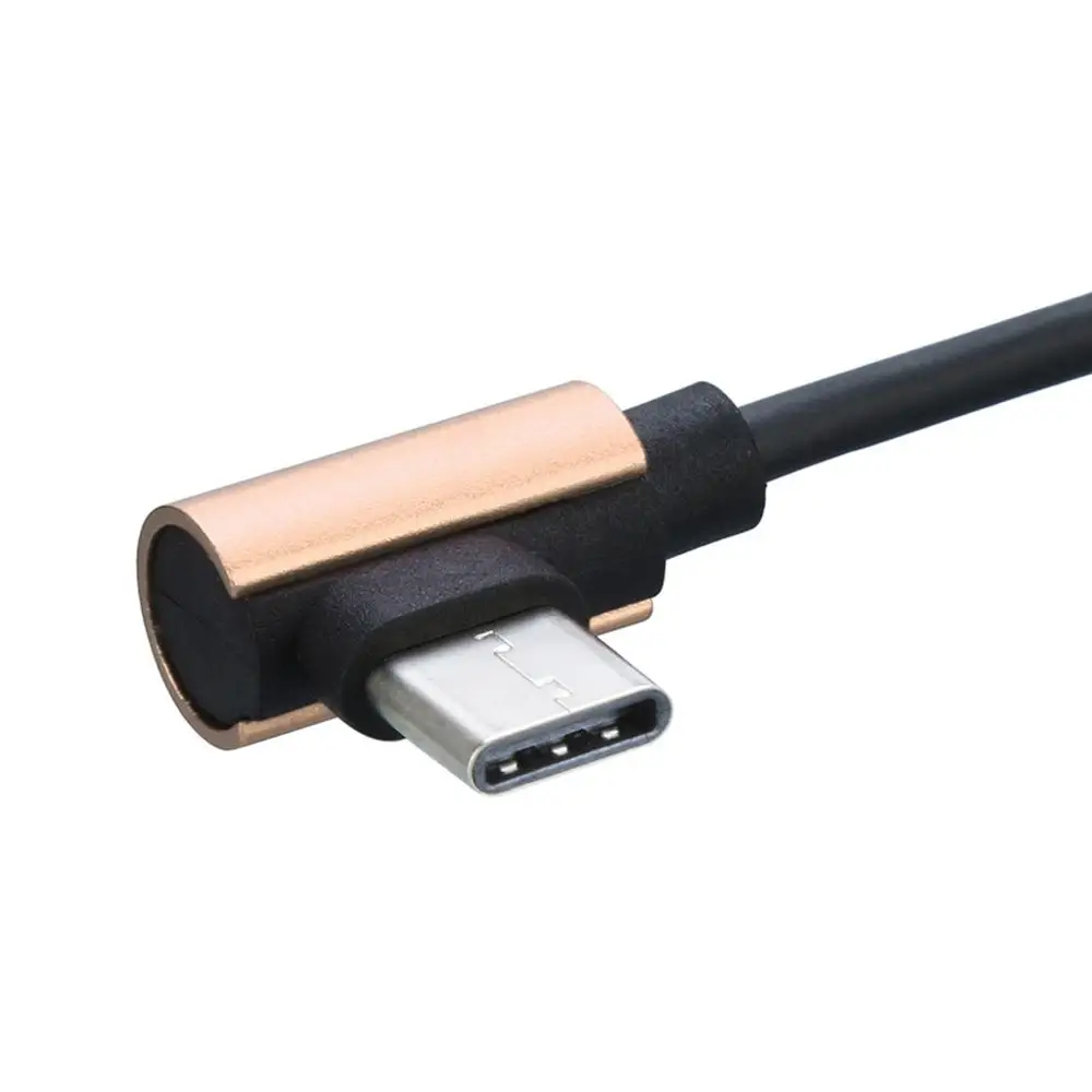 Usb адаптер 2 в 1 Тип C до 3,5 мм аудио разъем зарядное устройство Aux Наушники адаптер кабель для наушников usb micro кабель prolunga usb - Название цвета: Золотой