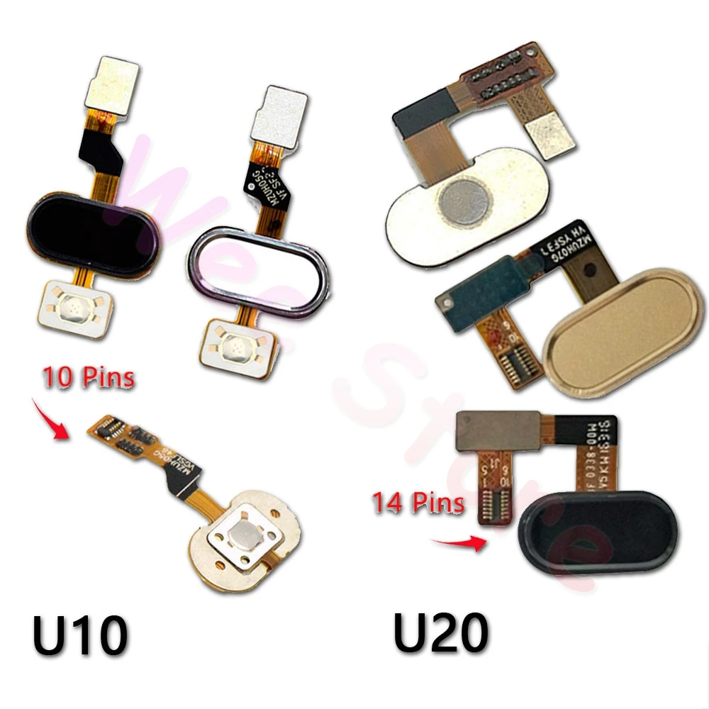 

Back Home Button Fingerprint Sensor Flex Cable For Meizu U10 U20 Original Phone Repair Parts