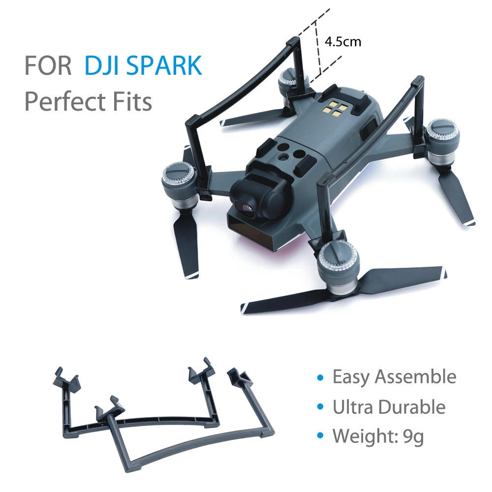 Landing Gear For DJI Spark font b Drone b font 2 5CM Heighten Landing Feet Bracket