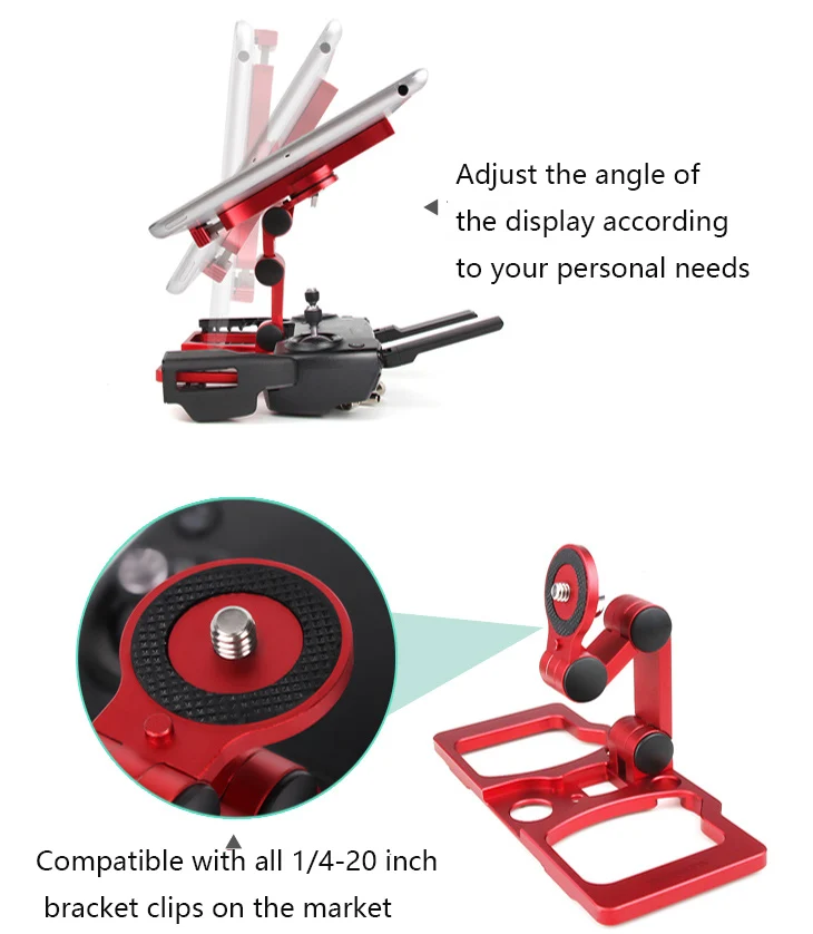 Обновление смартфона Tablet Clip CrystalSky монитор держатель кронштейн для DJI MAVIC 2 PRO/ZOOM/MAVIC PRO/AIR/SPARK Drone аксессуары