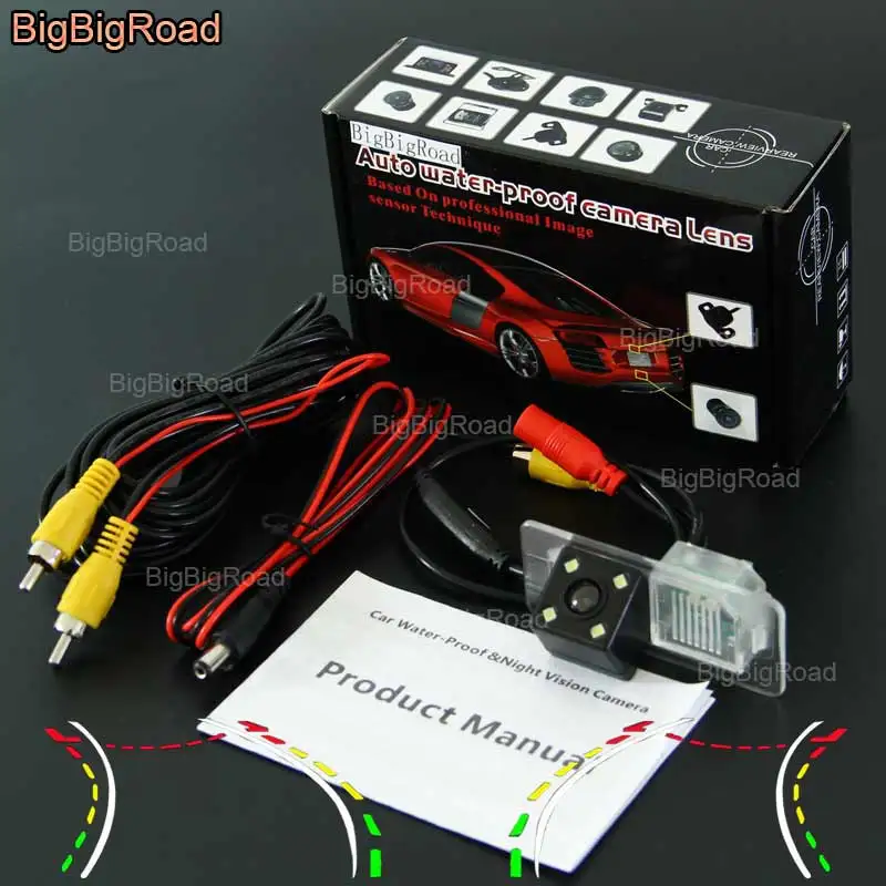 

BigBigRoad Car Intelligent Dynamic Track Rear View Camera For BMW 3 / 5 / X5 / X4 / X6 2014--2015 / GT F30 F31 F34 2014 2015