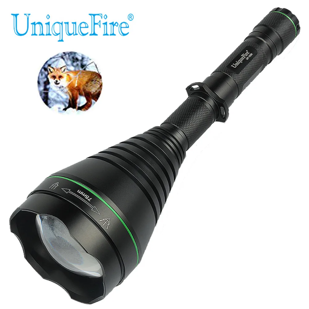 UniqueFire 1508 XM L2 LED Flashlight 1500 Lumens Tactical 75mm Convex