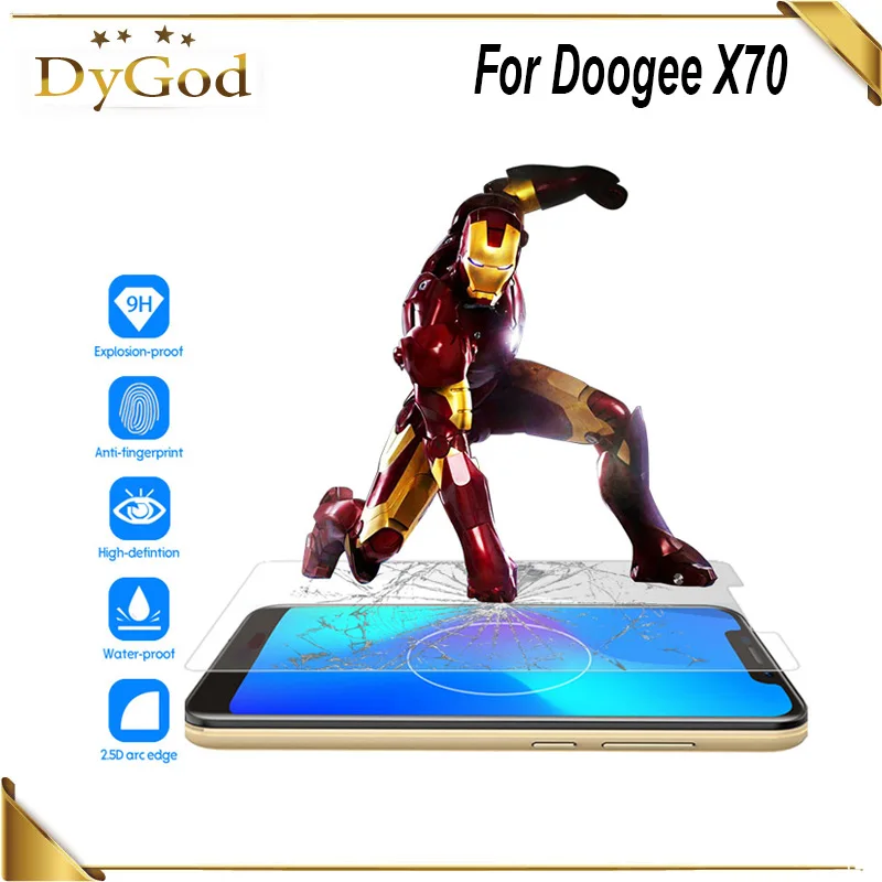 Закаленное стекло DyGod Для Doogee X70 переднее Защитная пленка для экрана X5 max X6 X6S pro