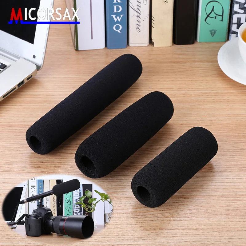 

Professional Microphone Sponge Cover Suitable for 10~20cm Cameras Interview Recording Studio Microphone Windshield Dustproof Cap