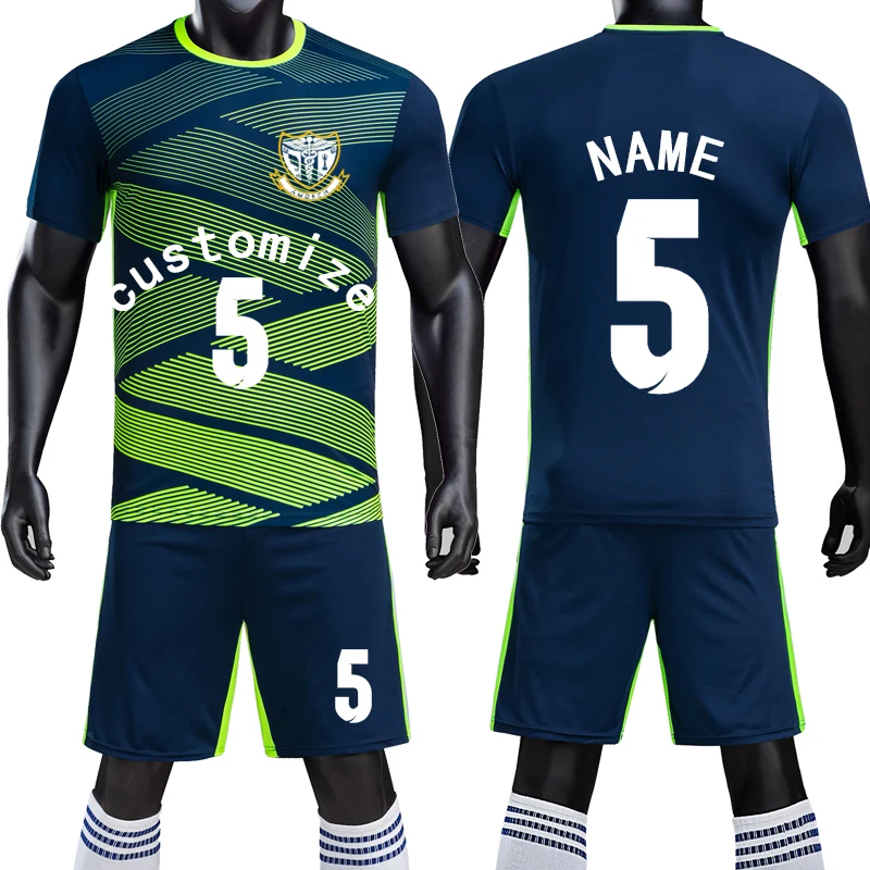 

Kids Adult blank Soccer Jersey Set survetement Football Kit Futbol shirts shorts Suit customized 18/19 football jerseys uniforms