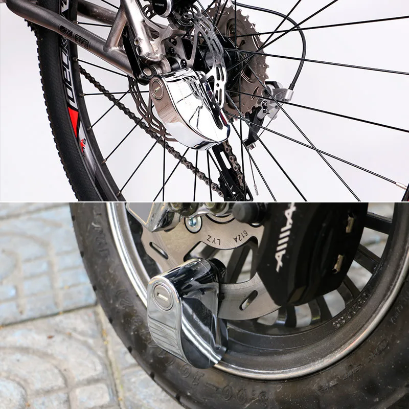 Противоугонный велосипедный замок 110 дБ с разъемом fiets bisiklet aksesuar candado bicicleta