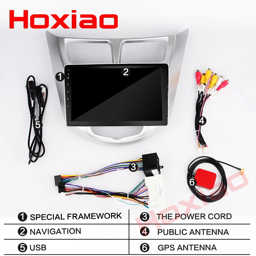 Discount 2g +32g Android Car Dvd Gps Player 9 Inch For Hyundai Solaris Verna i25 Radio Video Navigation Wifi Map Multimedia Player 5