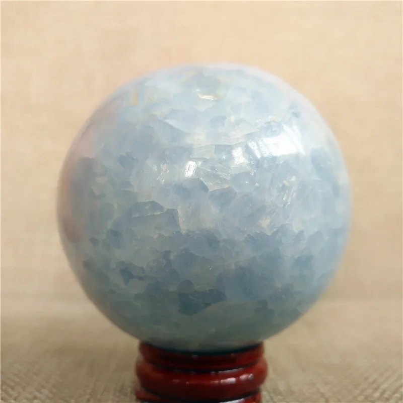 

(55-45mm ) Narural blue celestite quartz Crystal Ball
