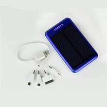 1x Solar Panel Charger dual-USB Power Bank Real 7000mAh Outdoors External Metal Shell Smart Charging Protected with Adapters