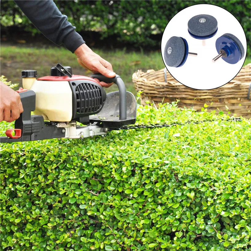

3Pcs Mini Drill Blade Rotary Blade Sharpener for Lawnmower Tool Parts Garden Abrasive Grinding Tools 9A25