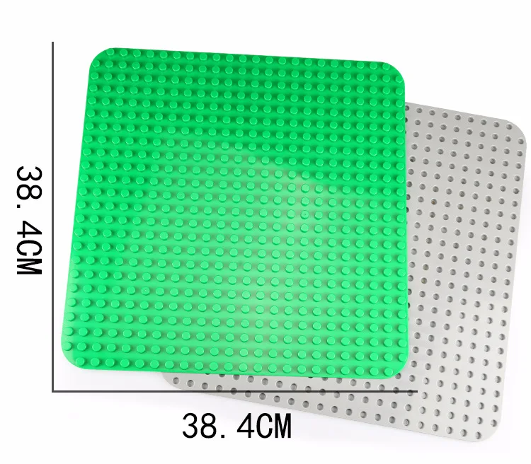 572 Duploe большая Базовая пластина для конструктора 24*24 точек 38*38 см 2304 Строительная пластина для строительных блоков игрушки для детей Совместимые с Duplos