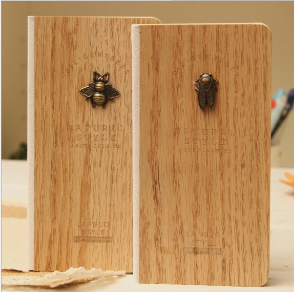 

1pcs/lot US $2 off per US $12 Vintage Log Wooden style DIY diary book Nice gift
