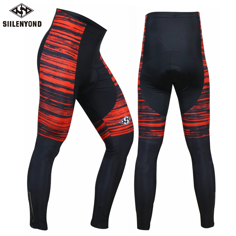 Cycling Pant Siilenyond ударопрочный велосипедный комбинезон с 3D гелевой подкладкой для горного велосипеда велошорты - Цвет: Cycling Pant