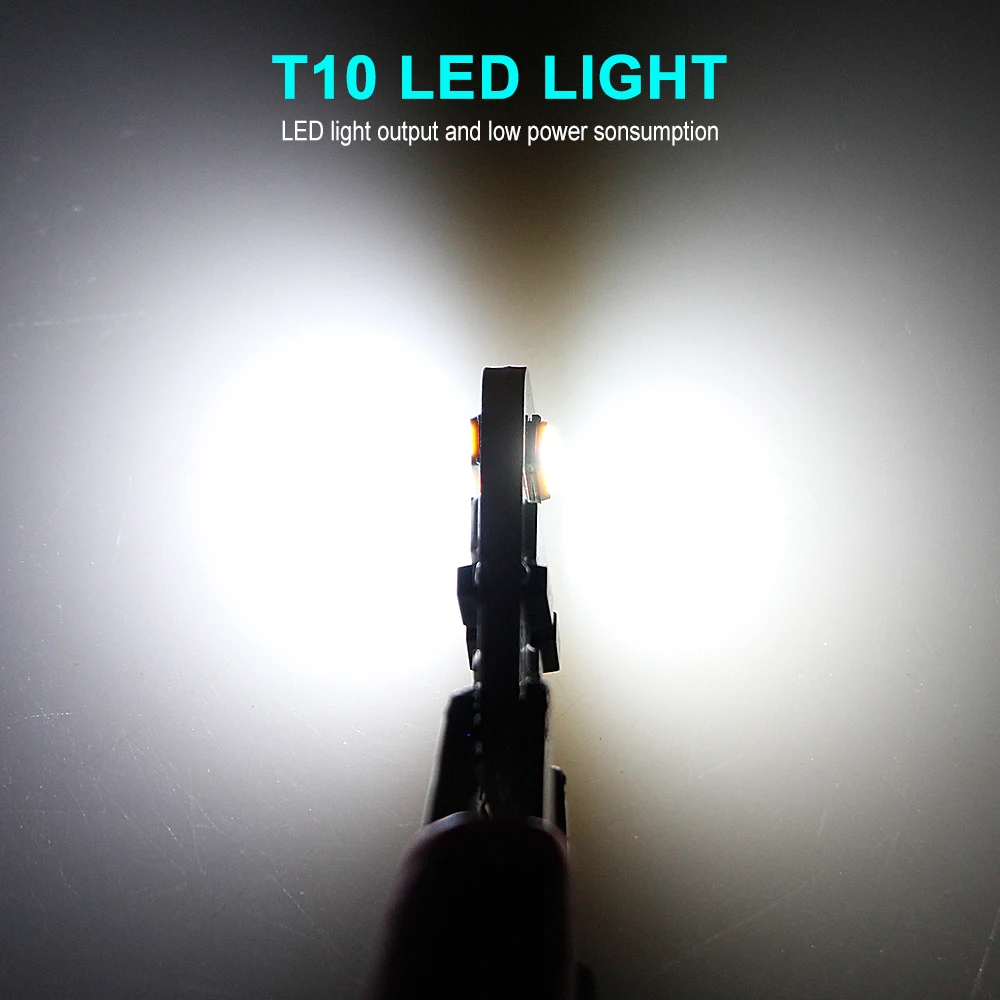 AOTOMONARCH 194 T10 Led W5W белый автомобиль супер яркий 2 SMD автомобильный поворотный